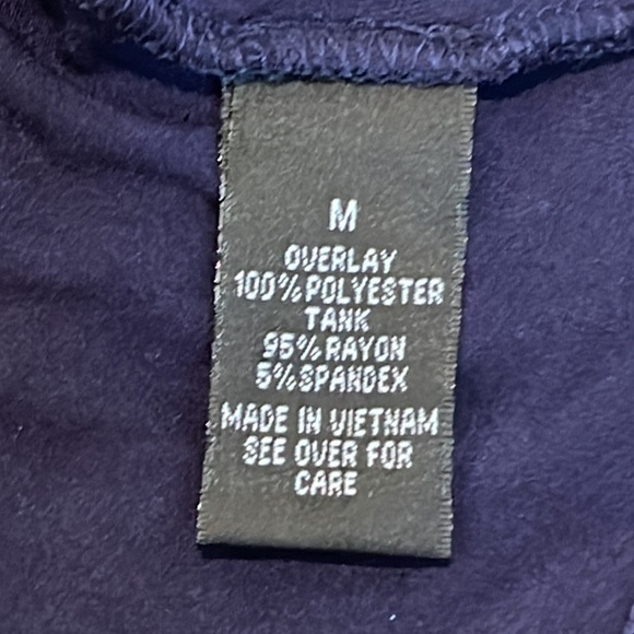 Women’s asymmetrical navy blouse - Picture 4 of 7